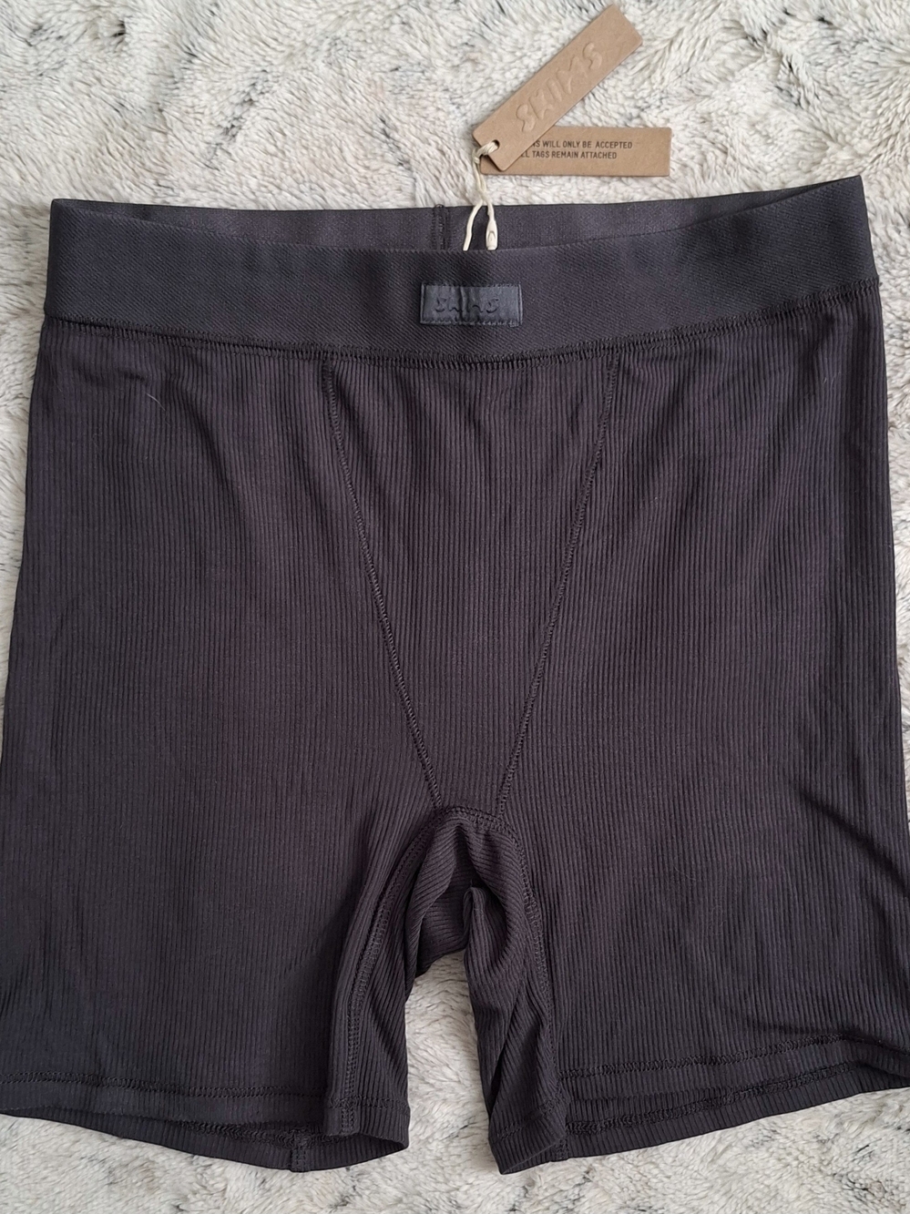NWT Skims Graphite Soft Lounge Boxers Size Small